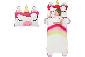 Wizland Sleeping Bag for Kids,Portable Daycare Nap Mat -61.8"×28.3" for 3 4 5 6 7 8