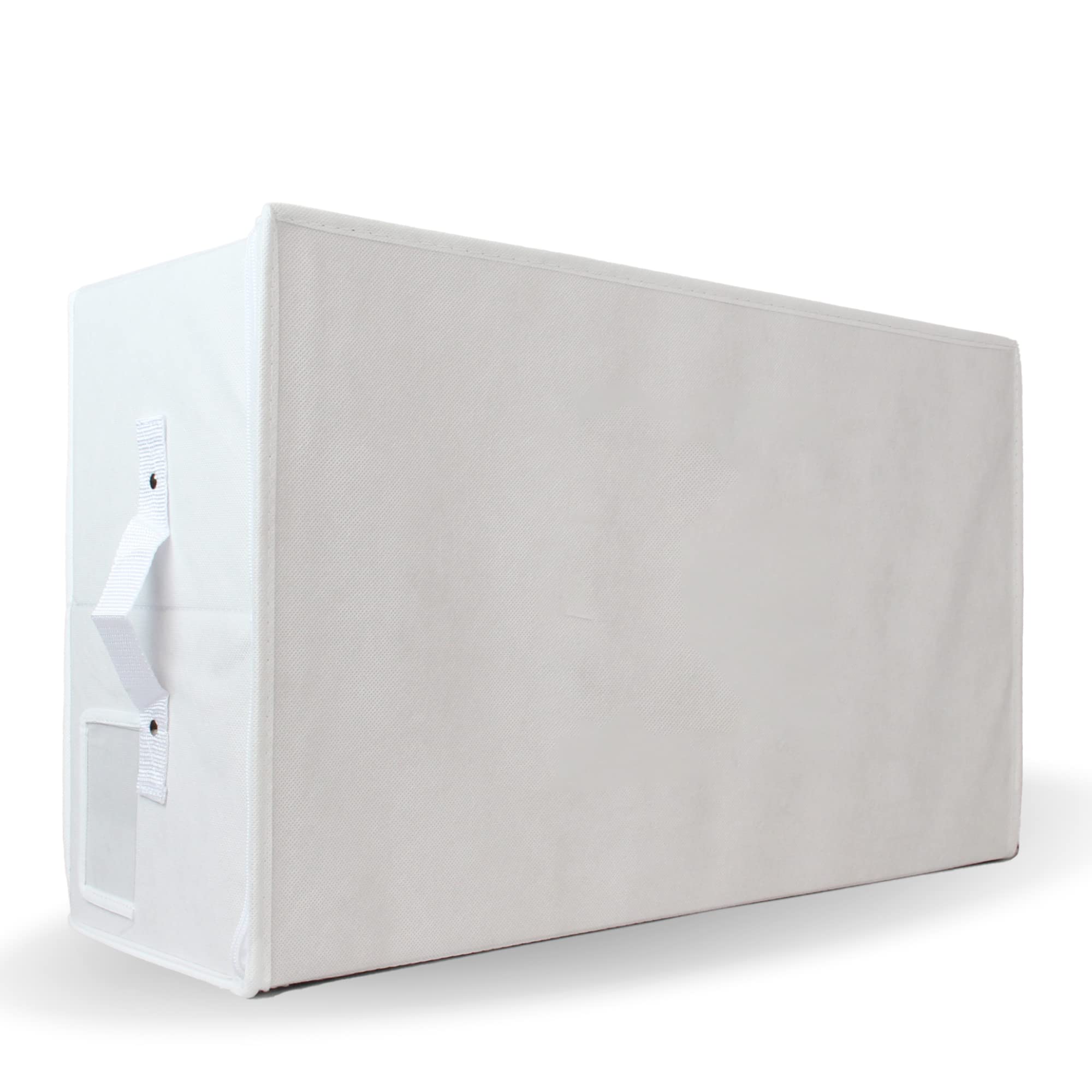 Hoesh UK – White Large Wedding Dress Storage Box, Under Bed with Lid & Acid Free Tissue - bridal gown storage, wedding dress box, clothes storage, under bed storage