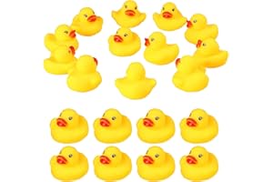 50 pcs Rubber Duck Party Decoration Soft Little for Bath Enjoyment