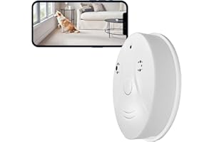 Wireless Security Camera ，Indoor Camera Smoke Dome Surveillance System with Night Vision,Motion Detection, for Home Business,