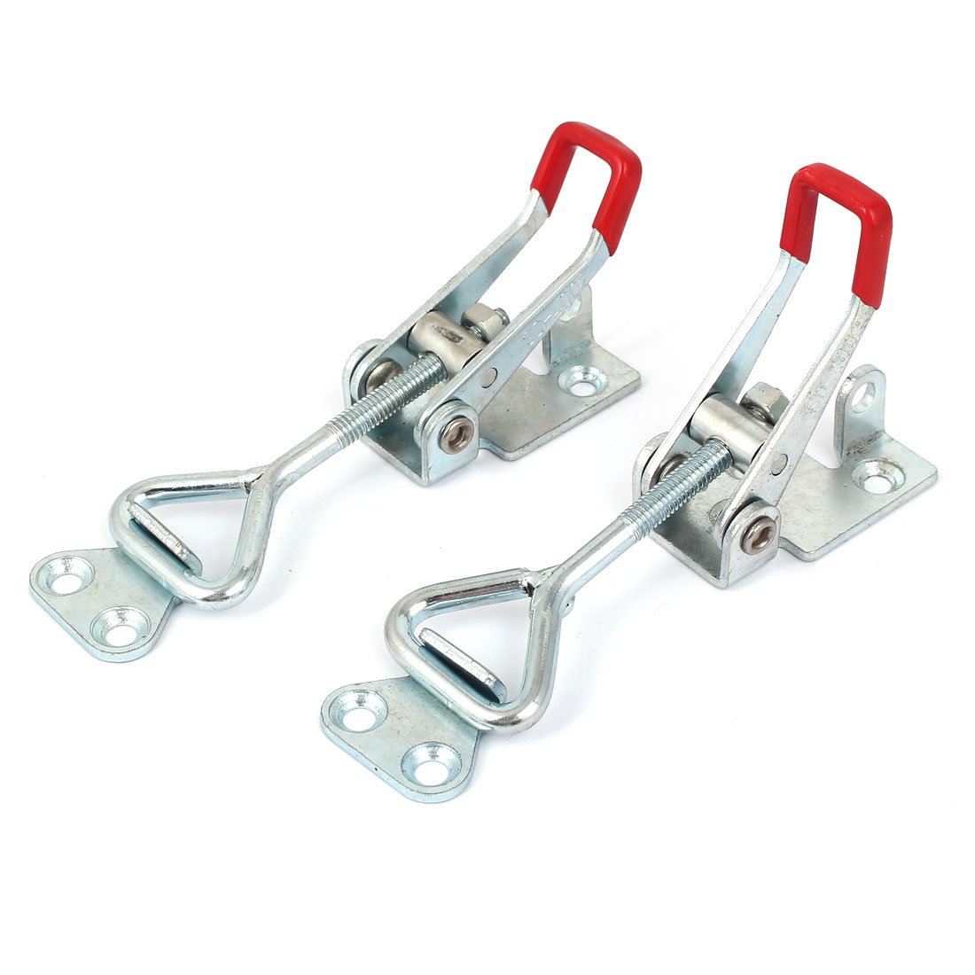 Sourcingmap SD-4002 180 Kg Holding Capacity Flange Base Toggle Clamp 2pcs