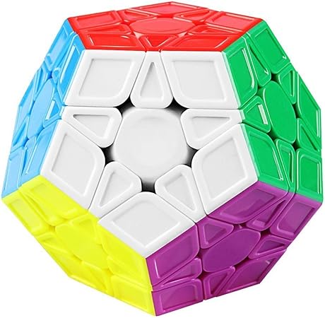 Kiwilon Stickerless Megaminx Cube High Speed Toys for Kids