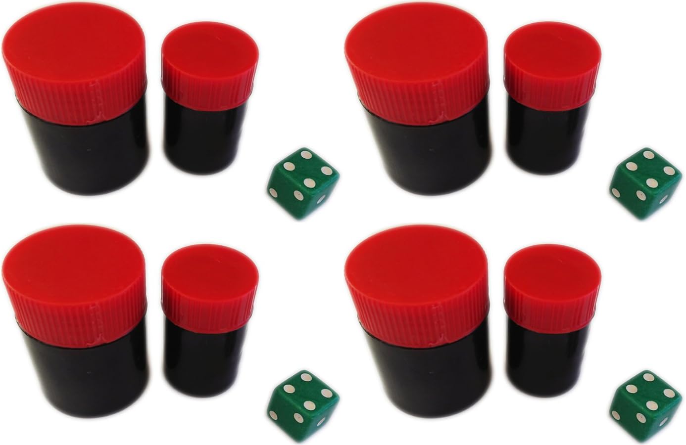 Actopus 4 Sets Small Magic Trick Dice Mind Reading Tricks Simple Gimmick Set