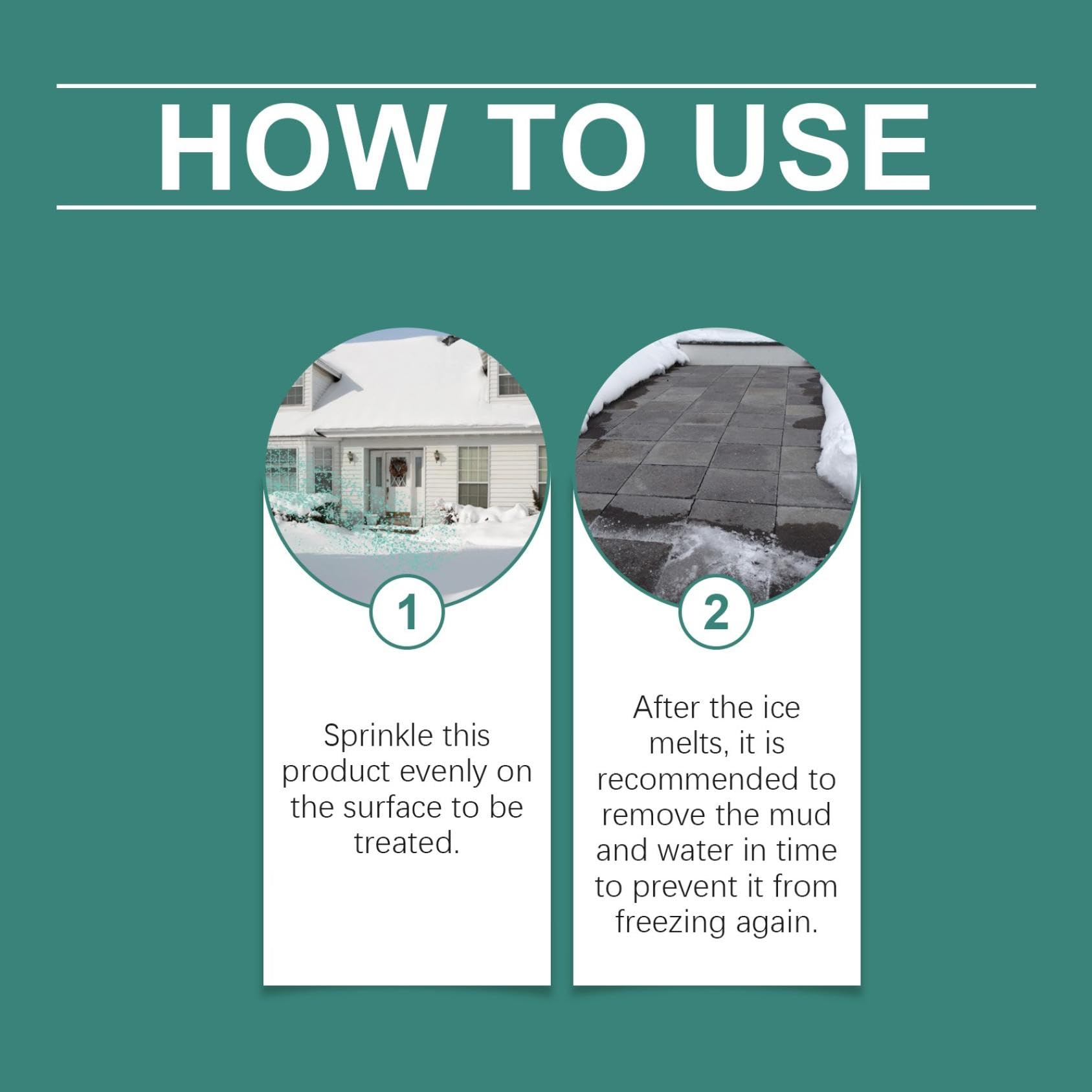 Safe Ice Melt, Chien/Enfant/Animaux de Compagnie Safe Ice Melt, Non Toxique,agissant Rapidement,Dure 3X Plus Longtemps,dégivrage idéal chemins,Plus sûr pour les animaux domestiques,béton 100G (1)