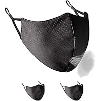 Borgasets Breathable Sport Face Mask for Men Women Youth Adjustable Washable Comfort Mask