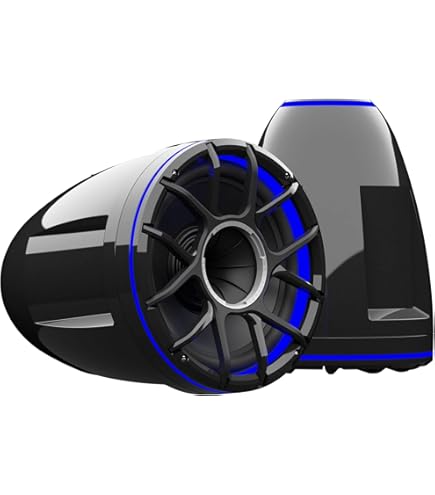 Amazon.com: wet sounds REV12 Black HD Tower Speaker with XZ