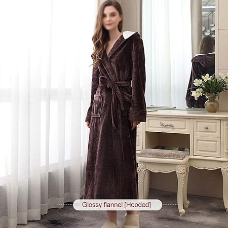 amazon ladies long dressing gowns