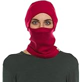 100% Merino Wool Balaclava - Winter Ski Mask - Face Mask - Cold Weather Gear