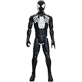 SPIDER-MAN Marvel Titan Series Black Suit Action Figure, 12-Inch-Scale (30 cm) Super Hero Toys for Kids Ages 4+