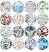 Nail Polish,Putars Women Professional Sexy 6 Colors Mix Taste Dried Flowers Cuticle Oil Pen Nail Art Care Treatment Manicure 12ml (A)