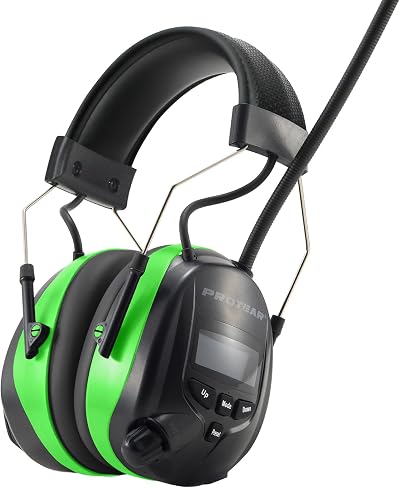 Protear Bluetooth 5.4 Ear Defenders with DAB/DAB+ FM Radio SNR 30dB