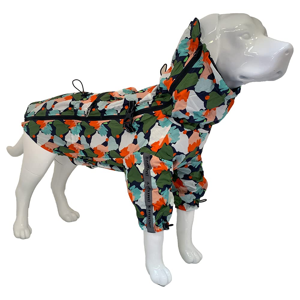 Croci Hiking Raincoat for Dogs Portable Go Harlequin Size 70cm - 384g