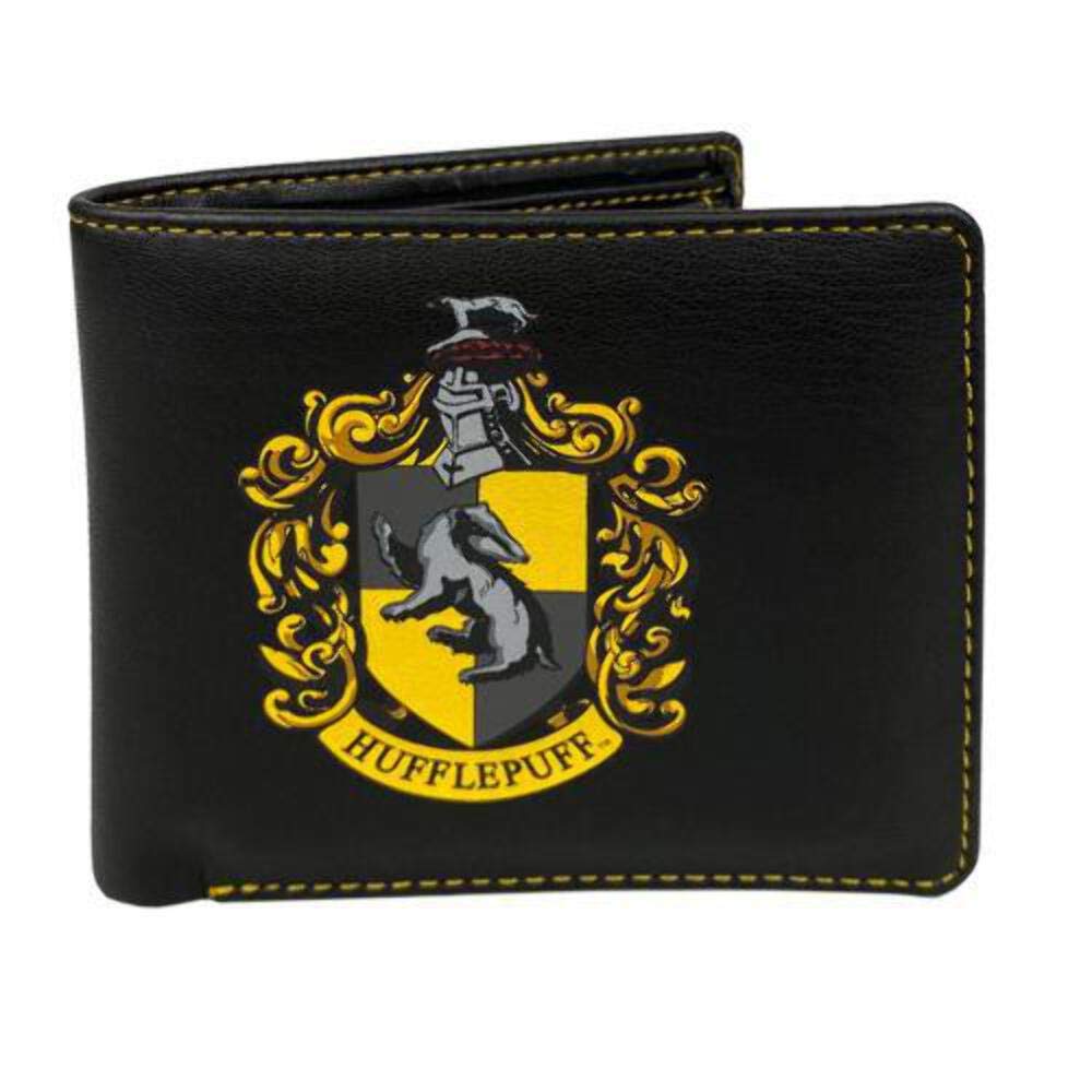 Groovy Uk Men's Harry Potter Hufflepuff Mens Wallet, Black Yellow, One Size UK