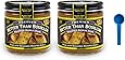 Better Than Bouillon Roasted Garlic Base 8 oz (Pack of 2) Bundled with PrimeTime Direct Teaspoon Scoop with BTB Authenticity Seal