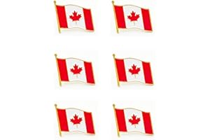 Canada Flag Pins for Travel, Canadian Maple Leafs Pins Brooches for Women Men