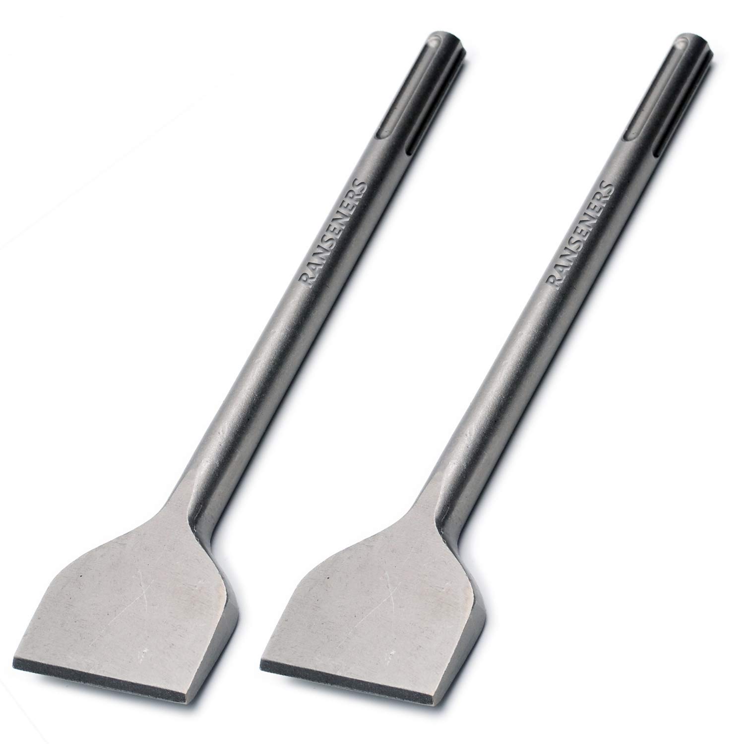 RANSENERS SDS MAX Tile Chisel11.8in*3in(300 × 75mm) Chisel, Wide Chisel for Ceramics, Floor Tiles - Compatible with SDS Max Hammers