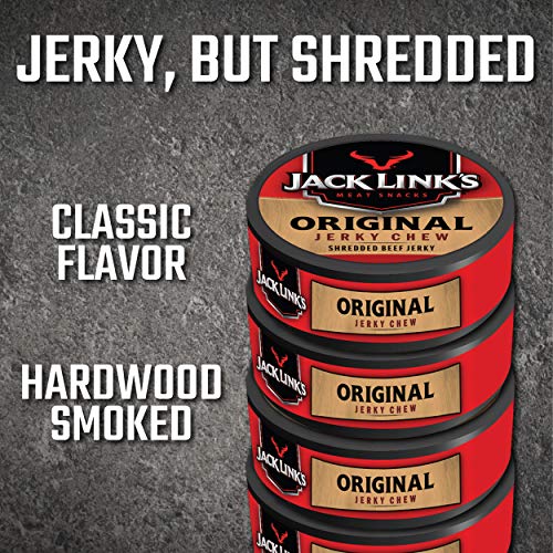 Jack Link’s Jerky Chew, Original, 0.32 oz., Pack of 24 Shredded Beef