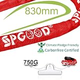 SPGOOD Bike Lock 830mm Heavy Duty Chain 5-Digit Resettable Red view 2