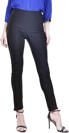 calça skinny preta cintura alta