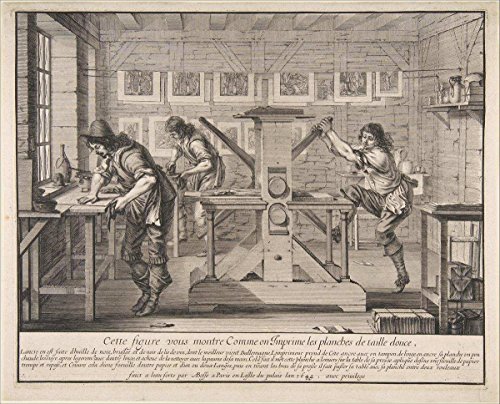 Abraham Bosse | The Intaglio Printers | Antique Vintage Fine Art Print Reproduction | 14in x 11in