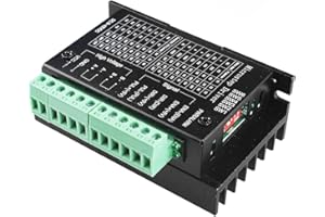 Twotrees Stepper Motor Driver, TB6600 4A 9-42V Nema 17/23 CNC Controller Single Axes Hybrid - Upgraded Version