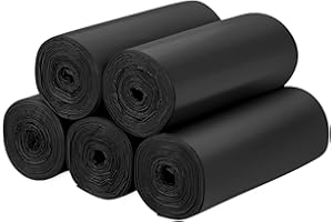 Biodegradable Trash bags 80PCS, Aievrgad 8Gallon/30L middle Garbage bags/For kitchen Bin. Bin Liner/Trash/rubbish Bags, 100% 