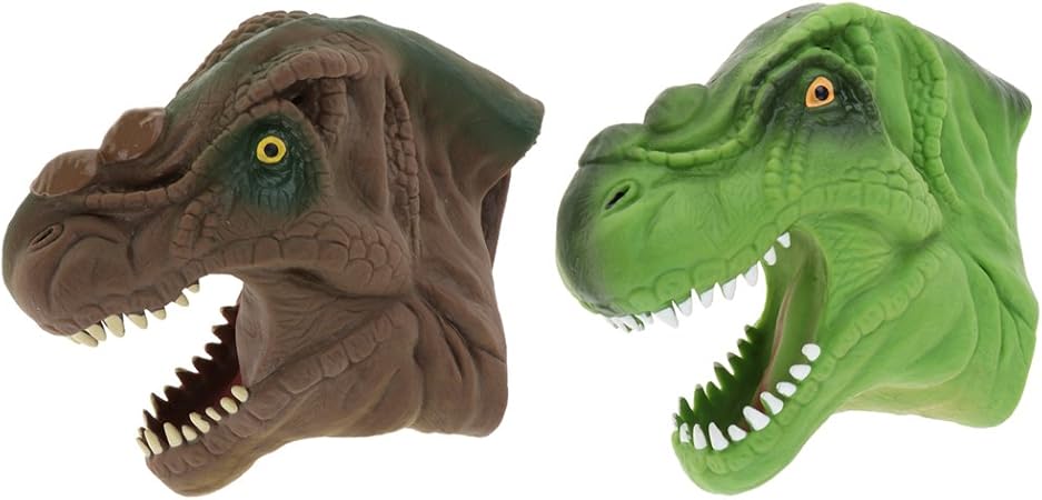 Amazon 2個 ティラノサウルス 手人形 恐竜人形 子供 おもちゃ プラモデル 通販