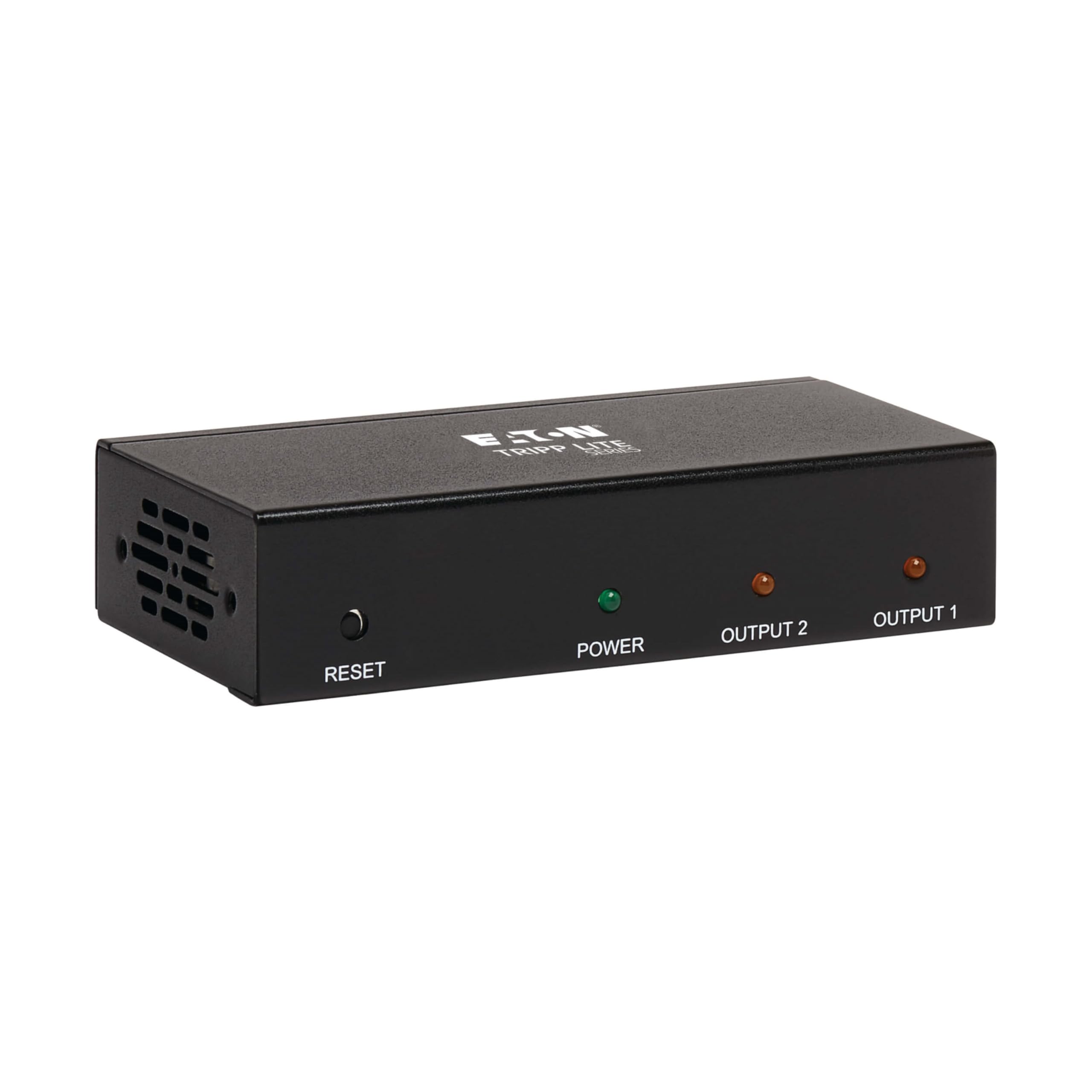 Tripp Lite HDMI Splitter, 2 Display 1 in 2 Out HDMI Splitter, 4K @ 60 Hz, 4:4:4, Multi Resolution Support, HDR, HDCP 2.2, TAA (B118-002-HDR)