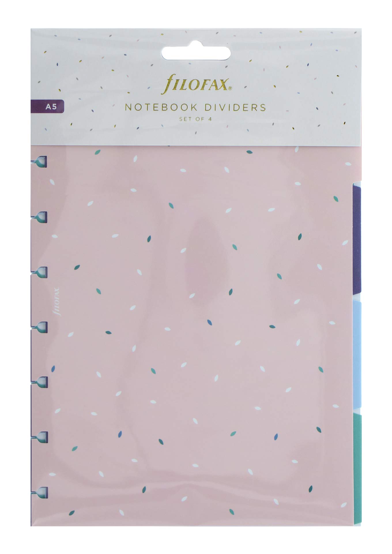 Filofax Plastic A5 Garden Notebook Dividers , Multicolor , Pack of 4 — image 1