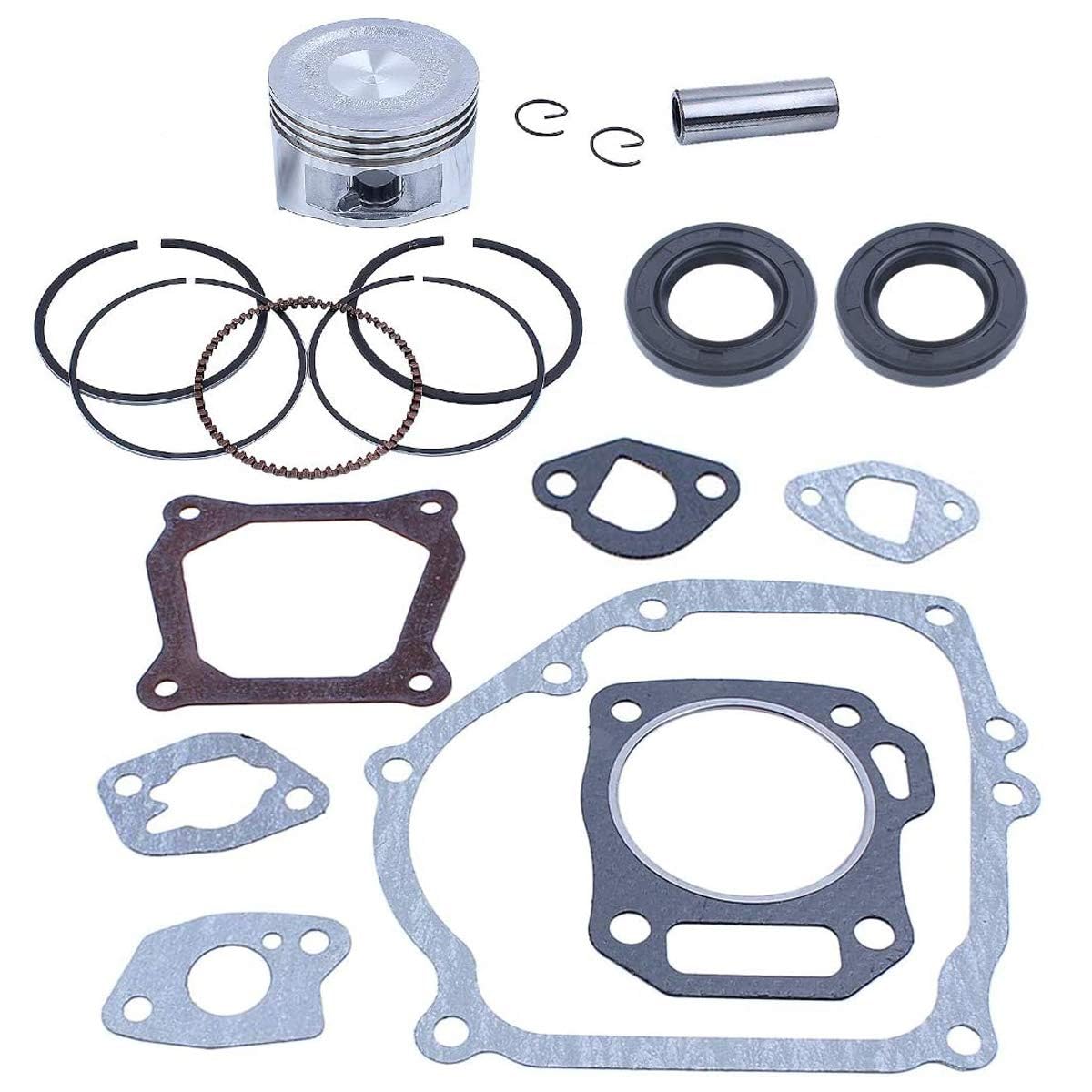 Hippotech 68mm Piston Gasket Oil Seal Rebuild Kit for Honda GX160 GX200 168F 5.5/6.5HP Engine