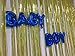 SGODA 10 inch Baby Boy Foil Mylar Balloons for Birthday Party Decoration Blue