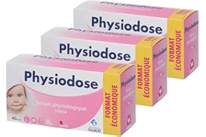 Physiodose Physiological Serum - 3 Boxes of 40 Single Doses