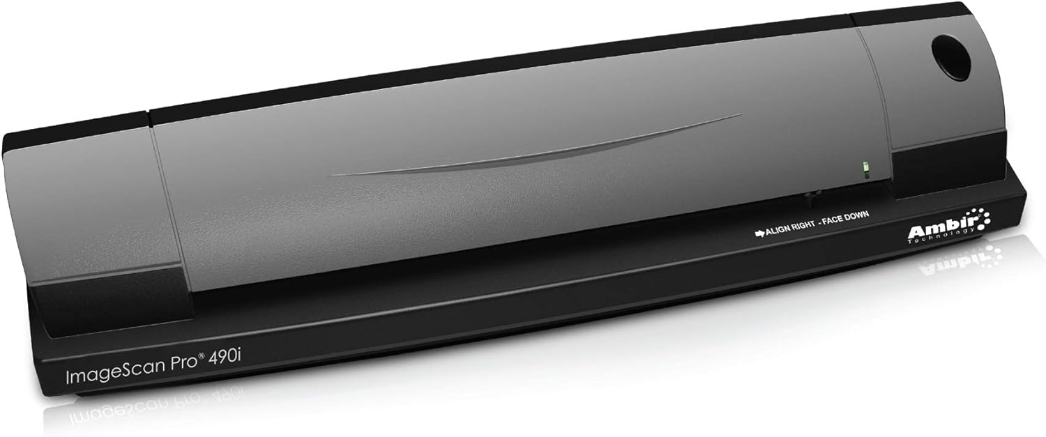 Ambir ImageScan Pro 490i Duplex Document Scanner with AmbirScan Business Card: Electronics