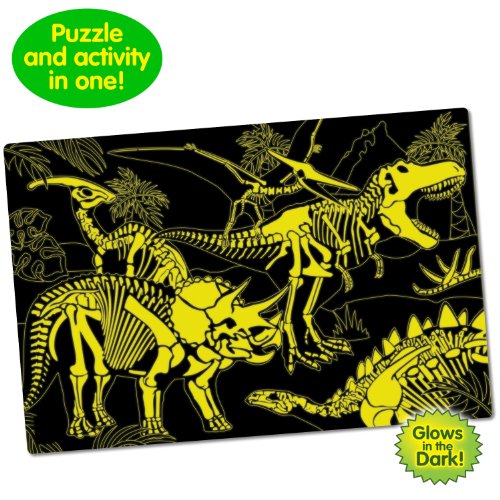 The Learning Journey Puzzle Doubles, Glow In The Dark, Dino