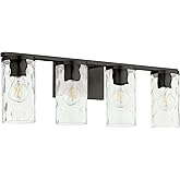 Quorum 5111-4-59 Steinway - 4 Light Bath Vanity in Contemporary Style-8.75 Inches Tall and 28 Inches Wide, Finish Color: Matt