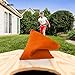 JBM Cornhole Bag (Pack of 8) Weather Resistant Cornhole Bags with Recycled Plastic Pellets for Tossing Corn Hole Game - Free Carrying Bag Included