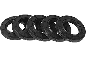 Motoforti Universal Oil Seal TG4 Lip Seal Ring Rotary Shaft Seal 30x50x8mm High Pressure NBR Rubber Black 5 Pcs