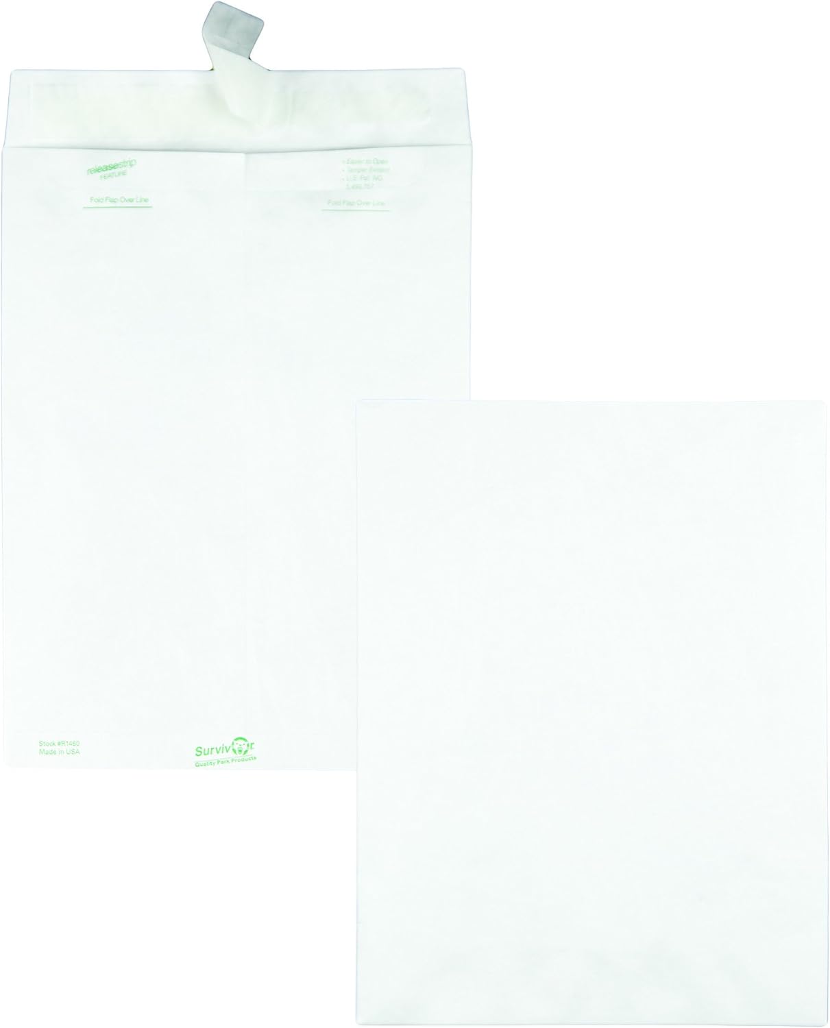Quality Park Survivor R1460 Tyvek Mailer, 9 x 12, White (Box of 100) : White Tyvek Mailers : Office Products