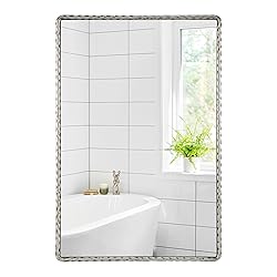 CAVINHOME Rectangle Bathroom Mirror with Rounded