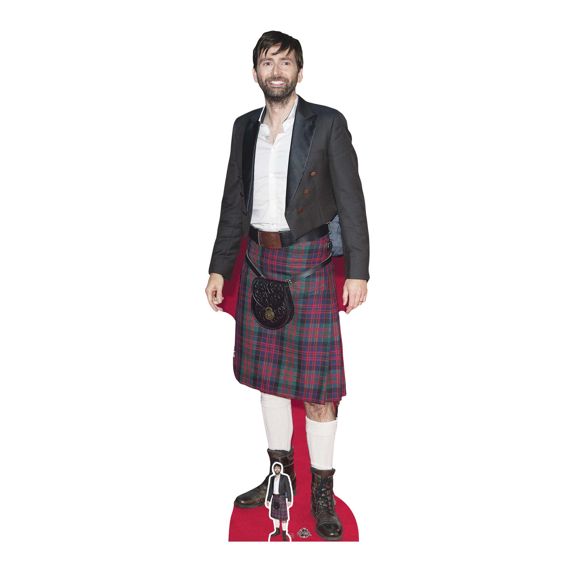 David Tennant – Kilt Lifesize Cardboard Cutout With Free Mini Table Top Cut Out