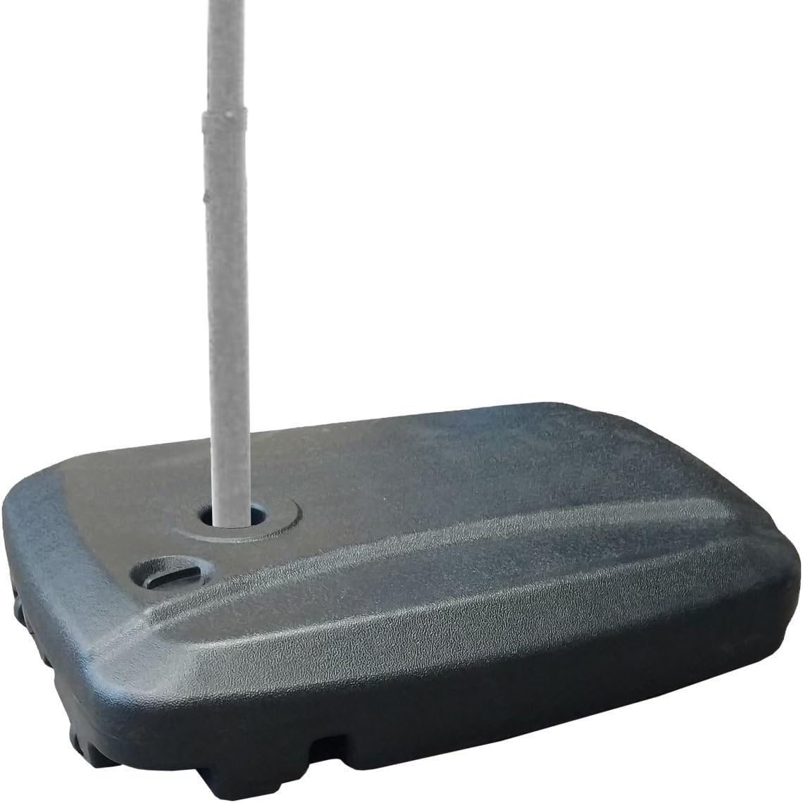 weighted umbrella base with wheels