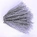 Short Afro Kinky Curl Twist Weft Hair Braiding Crochet Curly Weave Bundles Hair African American Hair Extensions 16Inches Kanekalon Fiber 1pcs/pack 2pack/lot (deep gray)