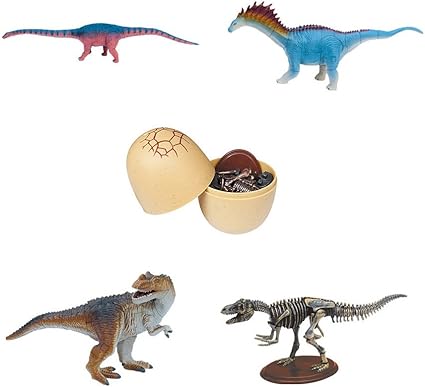 Amazon Com Artkal Assorted 4pcs Set Of 4th Generation 3d Dinosaur Puzzles Selsmosaurus Amargasaurus Ceratosaurus T Rex Skelenton Fossil Diy Dino Egg Kids Educational Toy 3466s Toys Games - t rex skeleton roblox free robux and no verification