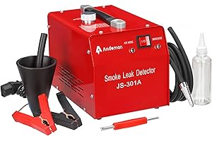 ANDEMAN Smoke Machine Automotive Leak Detector, 12V DC Exhaust Leak Detector Built-in air Pump Evap Leak Detector, Evap Vacuum Diagnostic Tester, Leak Diagnostic Detector Tools Kit for Pipe System