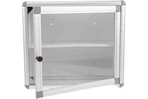 Toyvian Wall Mount Medicine Cabinet Organizer with Easy Installation and Spacesaving Wall-Mount Design