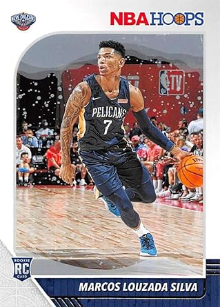 Amazon Com 19 Panini Hoops Winter 250 Marcos Louzada Silva New Orleans Pelicans Rc Rookie Nba Basketball Trading Card Collectibles Fine Art