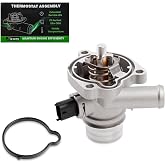 Engine Coolant Thermostat Housing Assembly for 1.4L Cruze Trax Sonic | Upgraded 902-808 Aluminum Thermostat with Gasket for 2011-2016 Cruze 1.4L, 2012-2020 Sonic 1.4L, 2013-2021 Encore/ Trax 1.4L