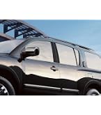 6-Piece Silver Pillar Post Door Window Trim Covers For Nissan Armada 2005-2015 – Possbay
