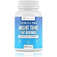 Citruna PM Night Time Weight Loss Supplement for Men & Women- Natural Weight Loss Pills Infused with Ashwagandha, Lemon Balm, 5-HTP - Appetite Control Night Time Fat Loss Pills - 60 Capsules
