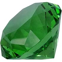 グリーンエメラルドクリスタルロット Green Emerald Crystal ESD Giant 100mm Emerald Green Cut Glass Faceted Crystal